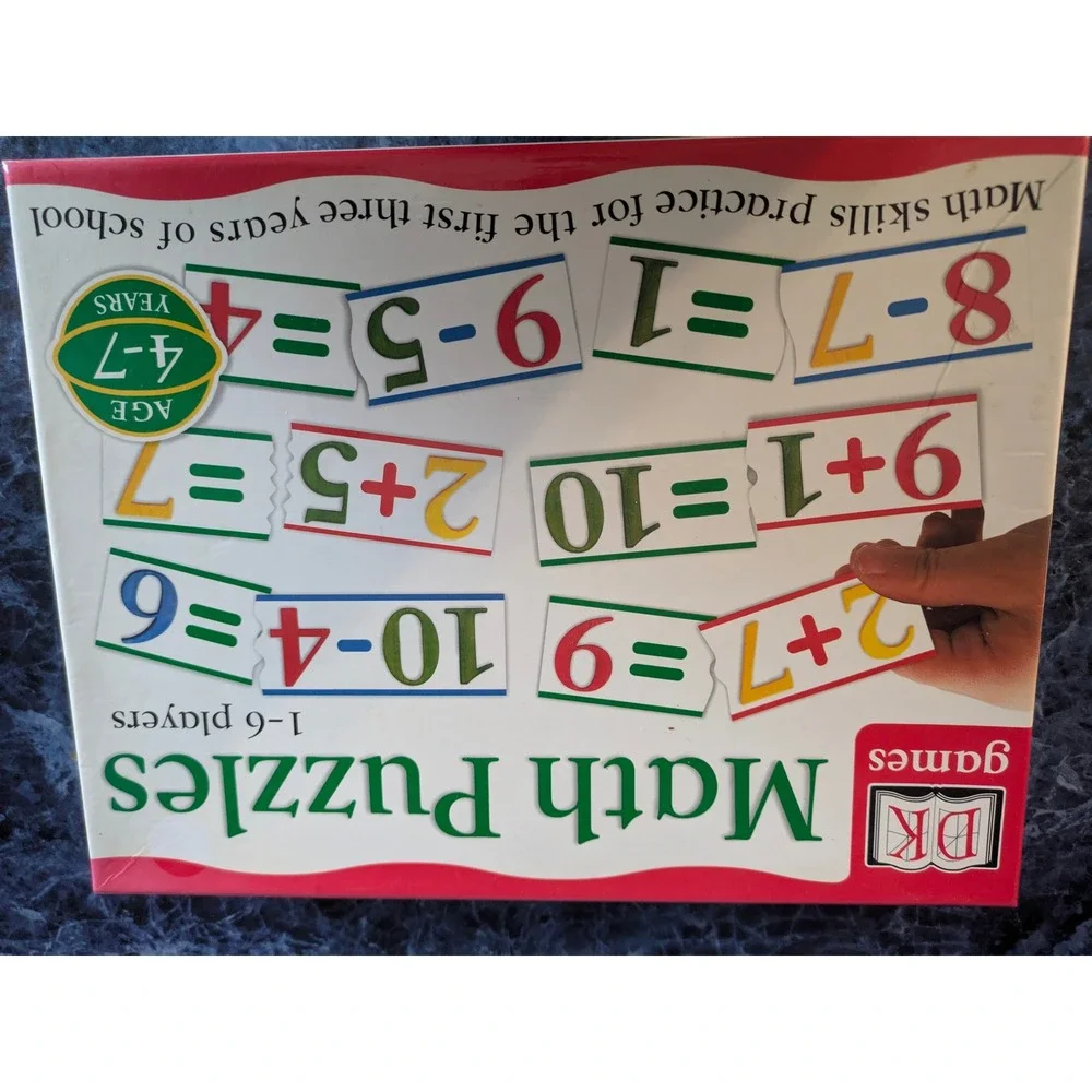 DK Games‎ Silly Sentences and Math Puzzles Educational Learning Games Ages 4-7